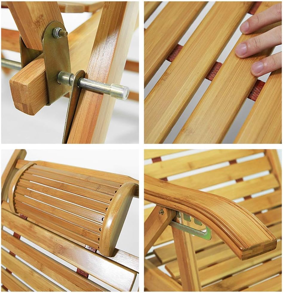 サウナリラックスチェアー | 折りたたみ式 | 竹製 | 外気浴 | 耐荷重180kg