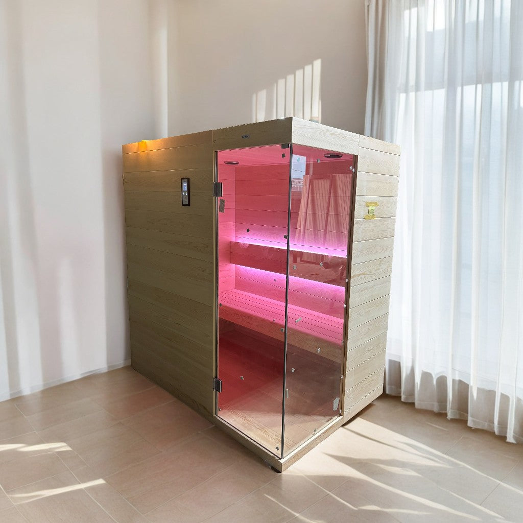 屋内サウナ | 1-2人用 | J-WSD-1903 | Bluetoothスピーカー搭載 | 自宅サウナ