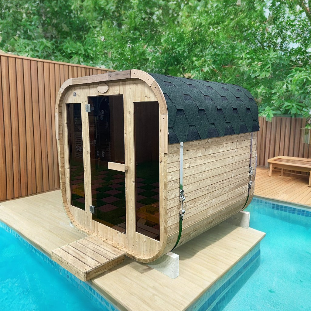 屋外サウナ | 2~10人用 | IDOS-2121 | スクエアタイプ | ロウリュ対応 | 自宅サウナ