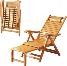 画像をギャラリービューアに読み込む, サウナリラックスチェアー | 折りたたみ式 | 竹製 | 外気浴 | 耐荷重180kg