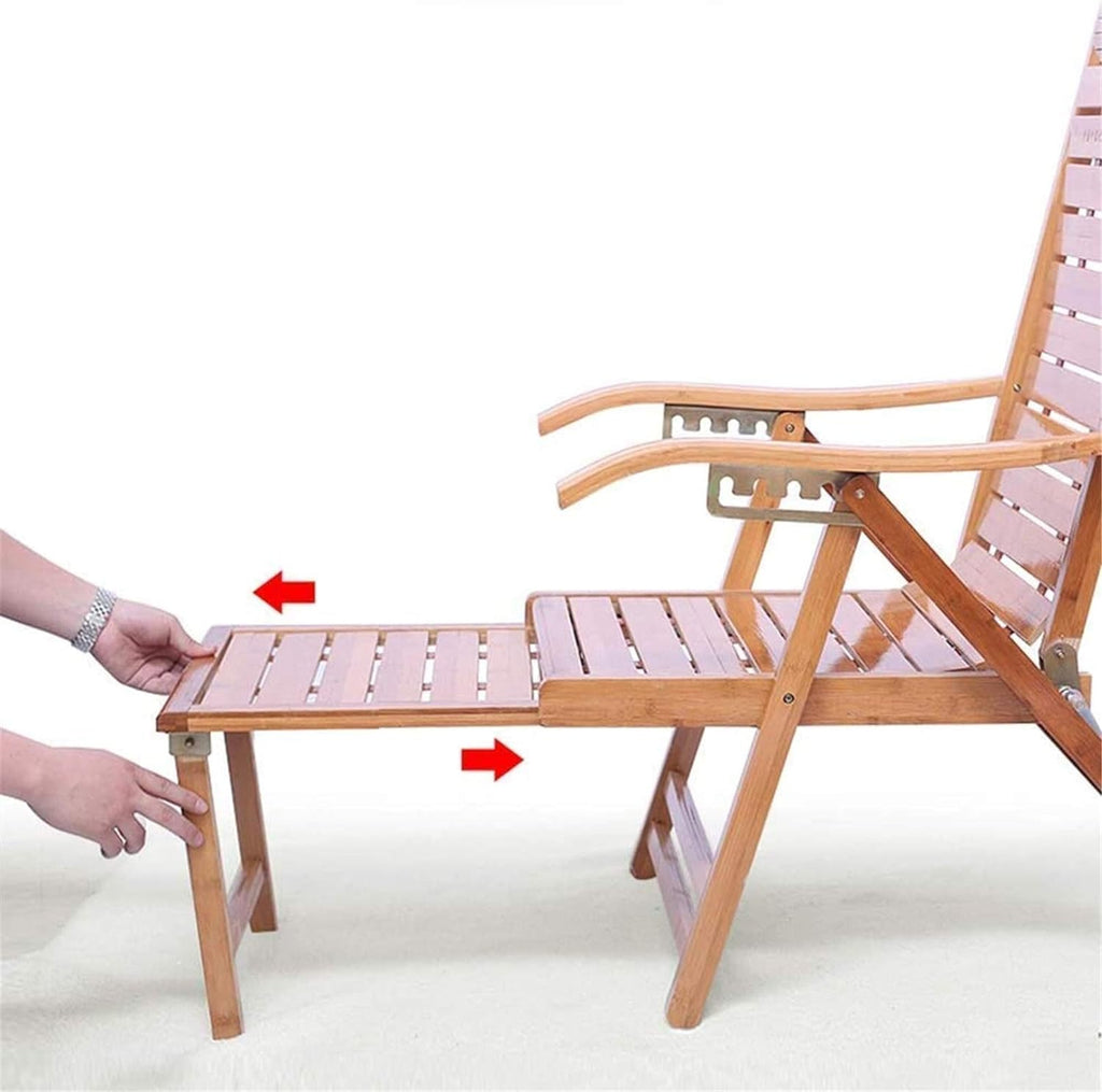 サウナリラックスチェアー | 折りたたみ式 | 竹製 | 外気浴 | 耐荷重180kg