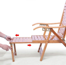 画像をギャラリービューアに読み込む, サウナリラックスチェアー | 折りたたみ式 | 竹製 | 外気浴 | 耐荷重180kg