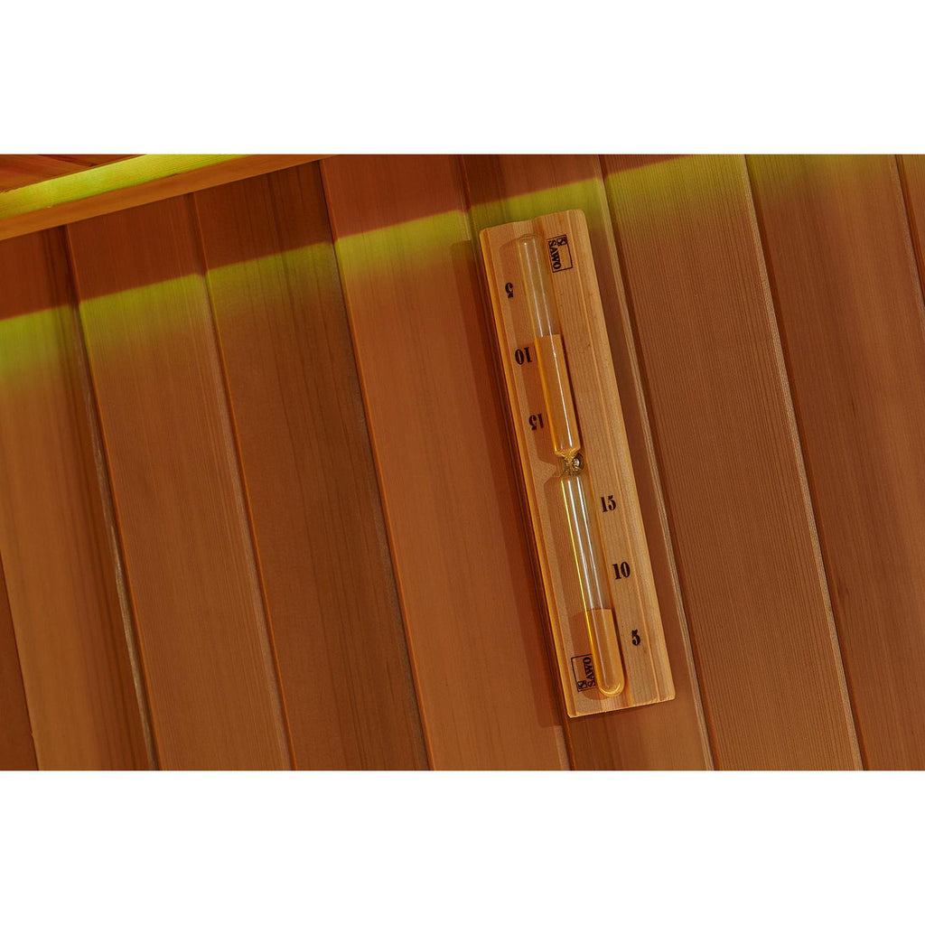 温湿度計や砂時計を付属しています