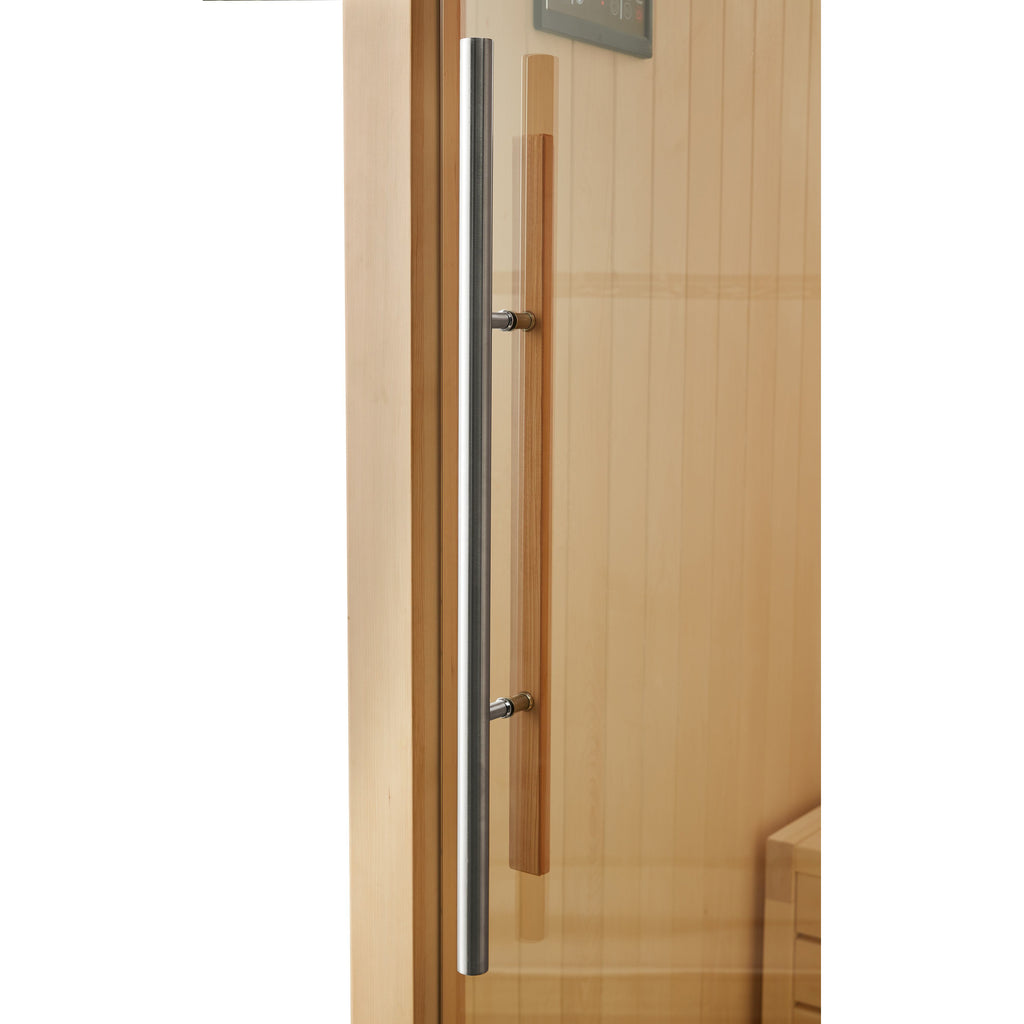 大きな取手でらくらく開閉できる