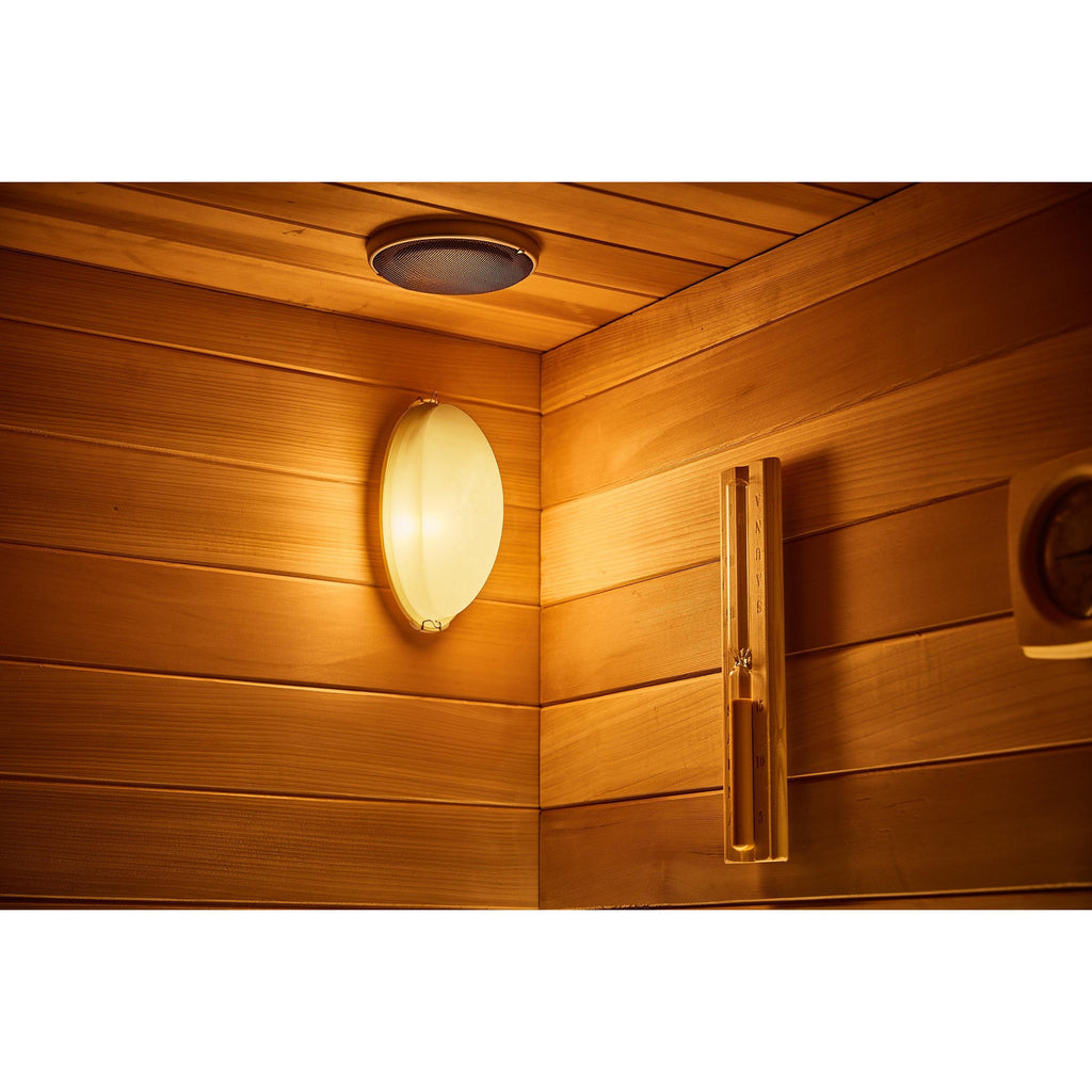 あたたかみのある照明と好みの音楽を流せるスピーカー付き