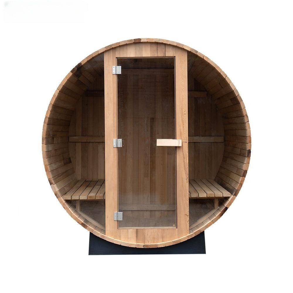 バレルサウナ | 屋外 パノラマ 景観 彩光窓 | IDOG-1824 | 4人用