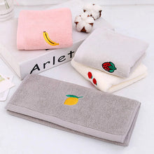 画像をギャラリービューアに読み込む, ハンドタオル フルーツ 刺繍