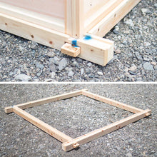 画像をギャラリービューアに読み込む, 2人で5分程度で簡単に組み立て可能