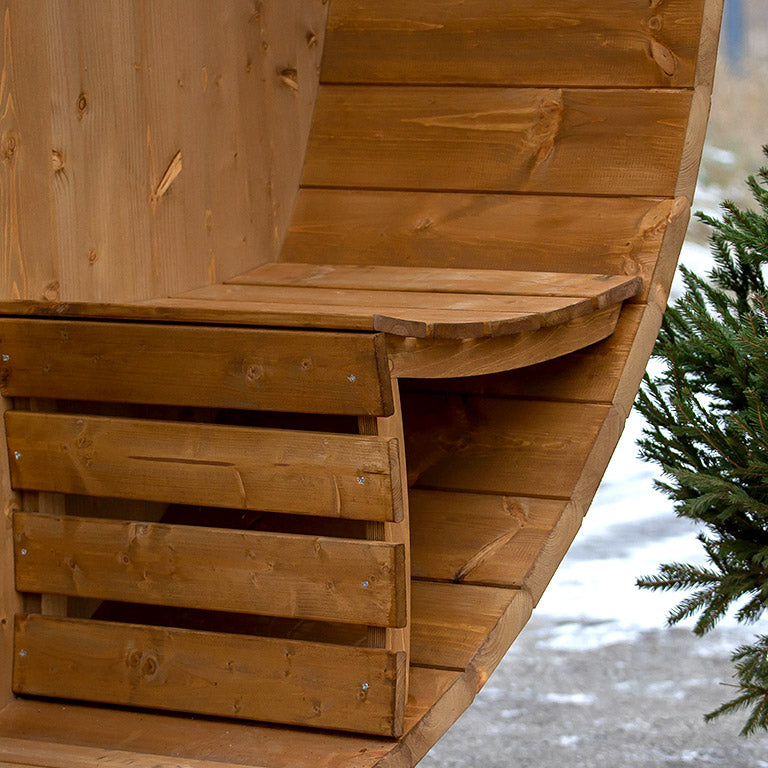 耐久性を上げるサーモウッド加工で永く使える