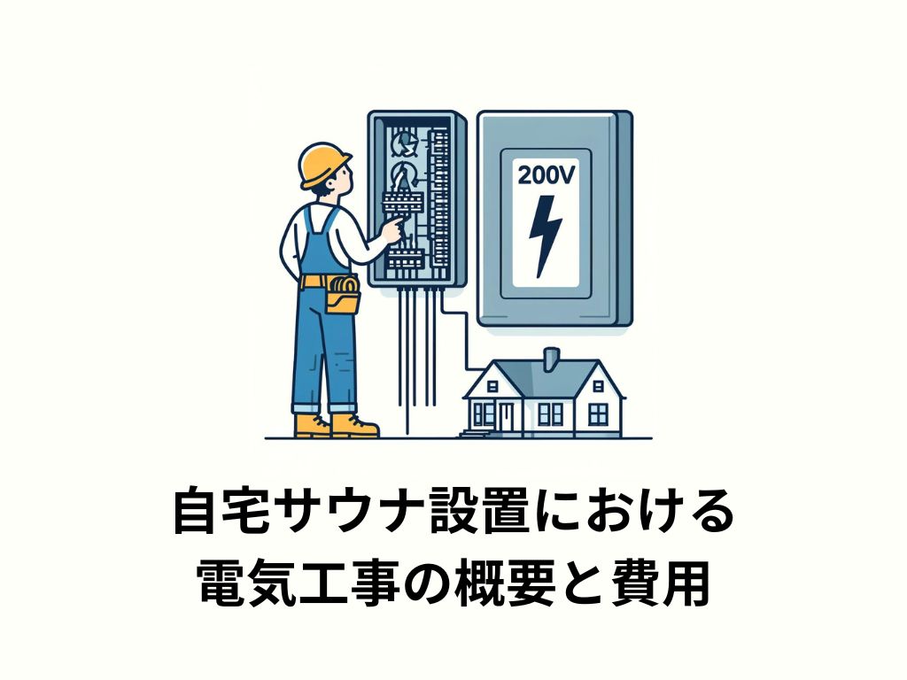 自宅にサウナを設置する電気工事の概要と費用：パターン別解説