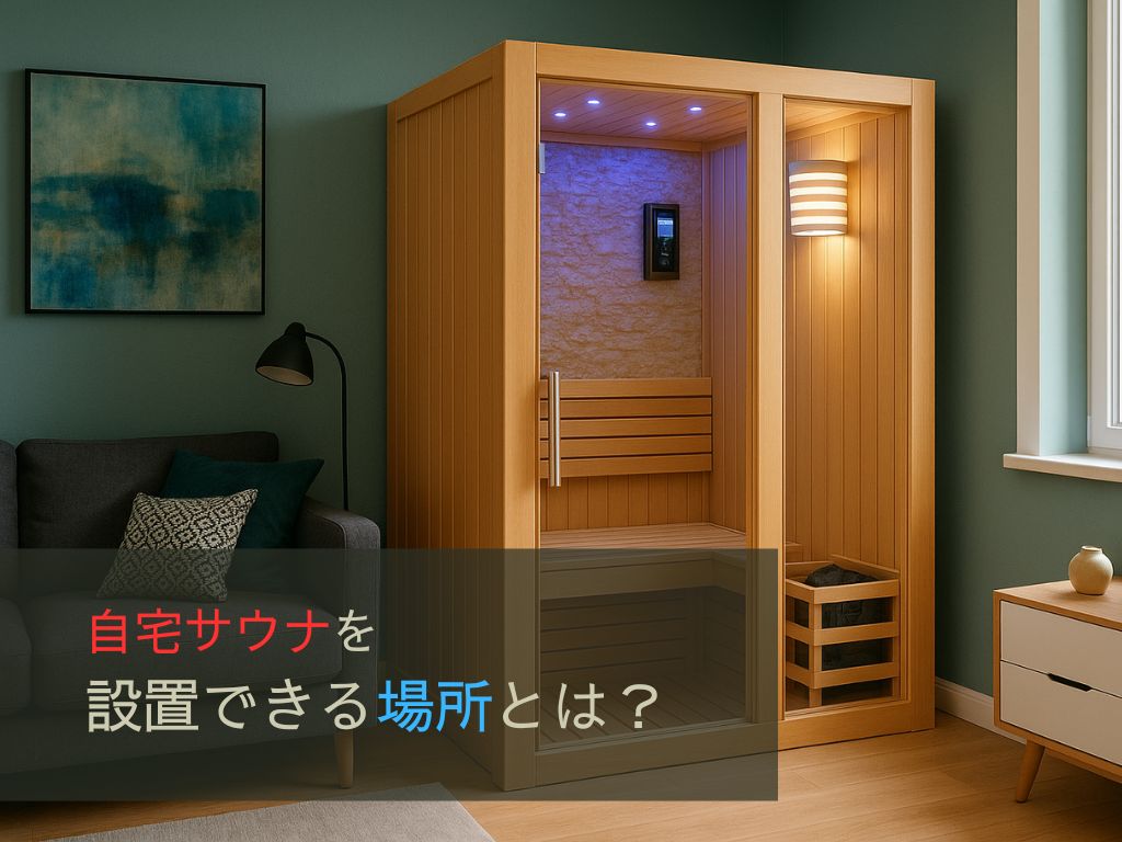 自宅サウナを設置できる場所とは？｜意外なスペース活用術から費用まで解説