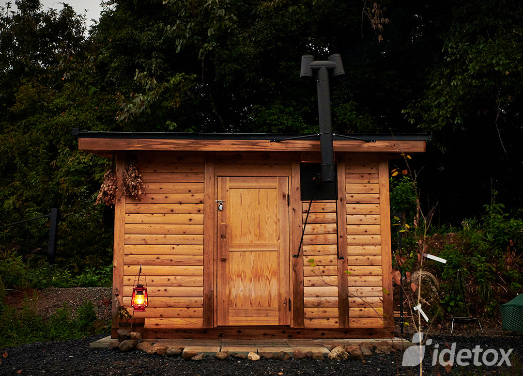 間伐材を使って環境に優しい素材のサウナ小屋を建てる「サウナゴヤ」 idetox オンラインショップ