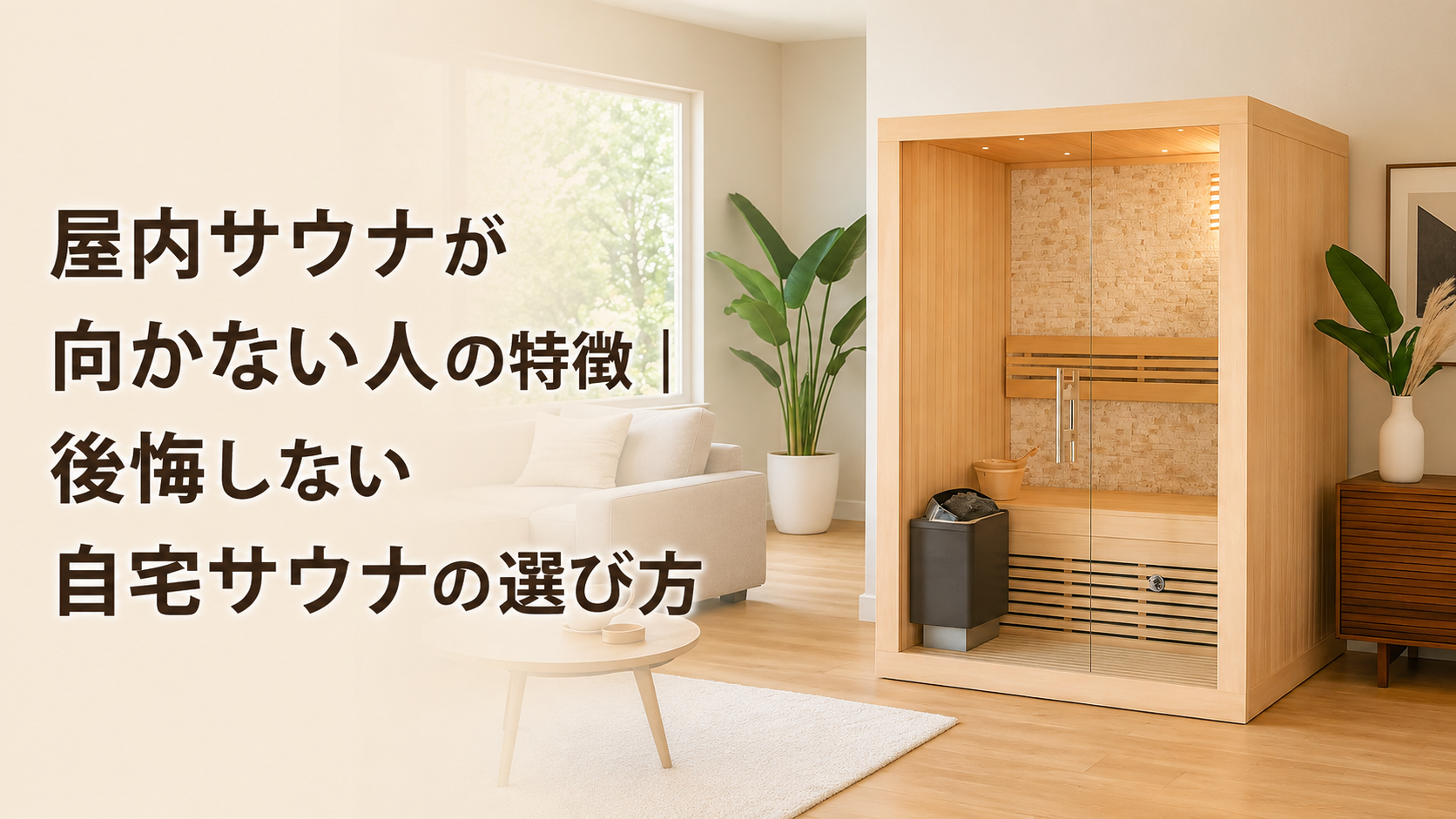 屋内サウナが向かない人の特徴｜後悔しない自宅サウナの選び方