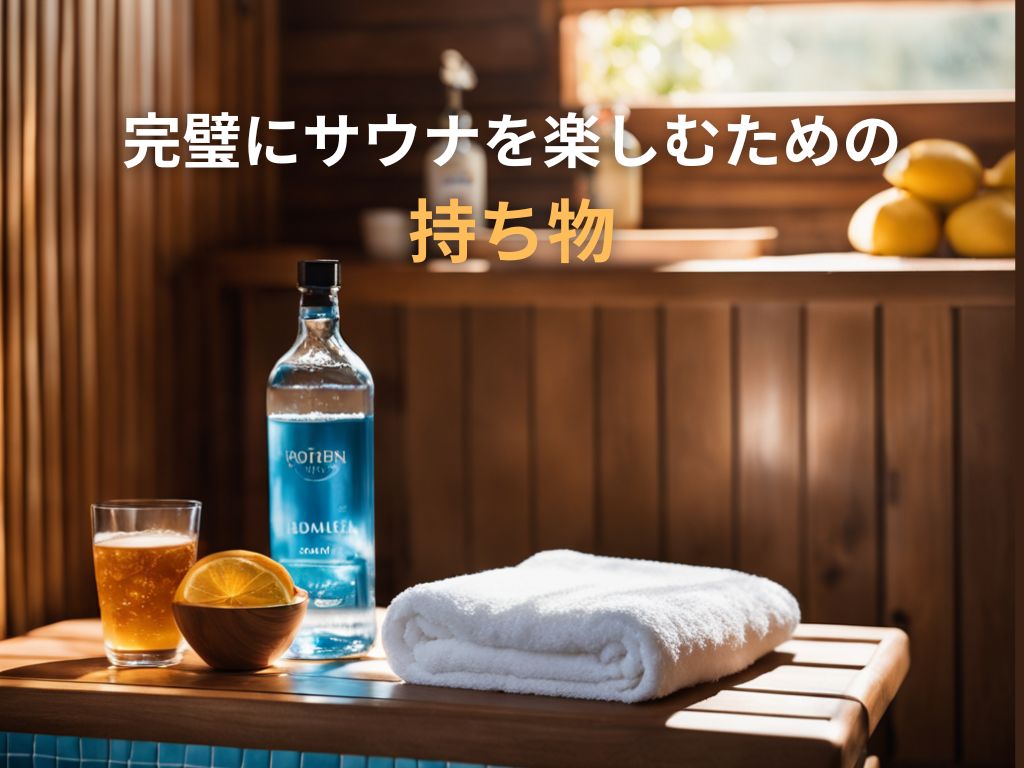 もうサウナの持ち物で迷わない！必須アイテムから快適グッズまで