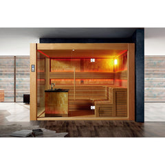 屋内サウナ | 6-8人用 | J-WSD-1500 | ロウリュ対応 | 2サイズ | 自宅サウナ | 業務用サウナ