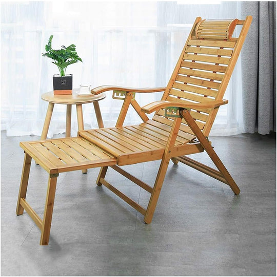 サウナリラックスチェアー | 折りたたみ式 | 竹製 | 外気浴 | 耐荷重180kg