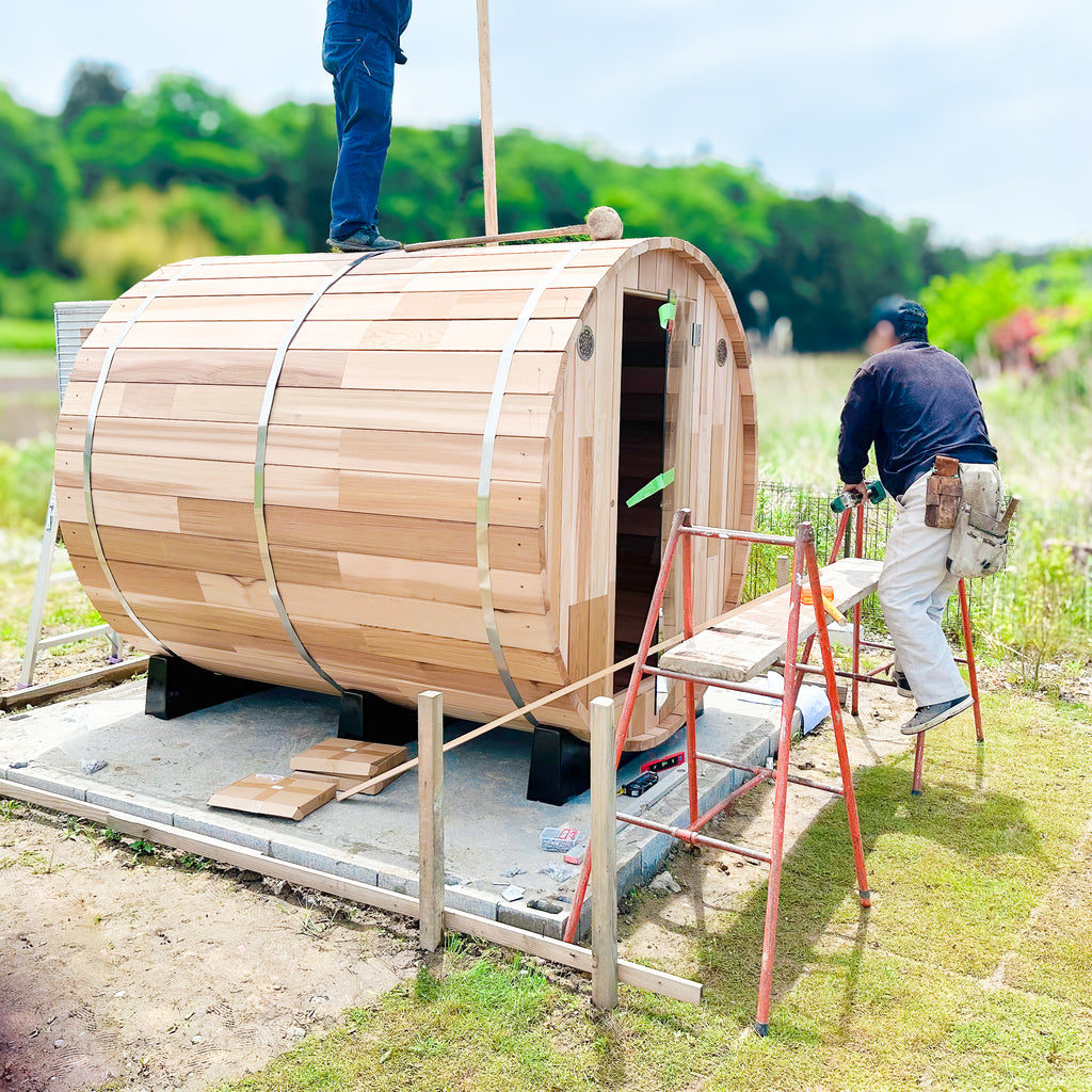 専門業者による安心の組立工事