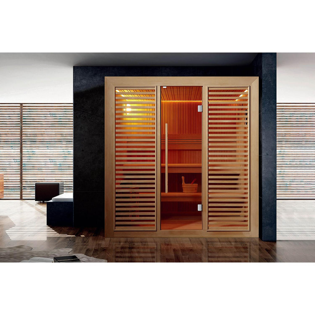 屋内サウナ | 3-4人用 | J-WSD-1504 | Bluetoothスピーカー搭載 | 自宅サウナ