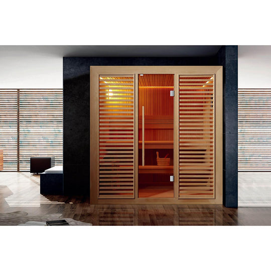 屋内サウナ | 3-4人用 | J-WSD-1504 | Bluetoothスピーカー搭載 | 自宅サウナ