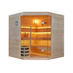 屋内サウナ | 3人用 | J-WSD-1902 | コーナータイプ | Bluetoothスピーカー搭載 | 自宅サウナ