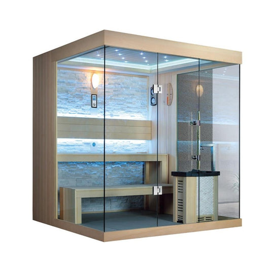 屋内サウナ | 3-4人用 | J-WSD-1250 | Bluetoothスピーカー搭載 | 自宅サウナ