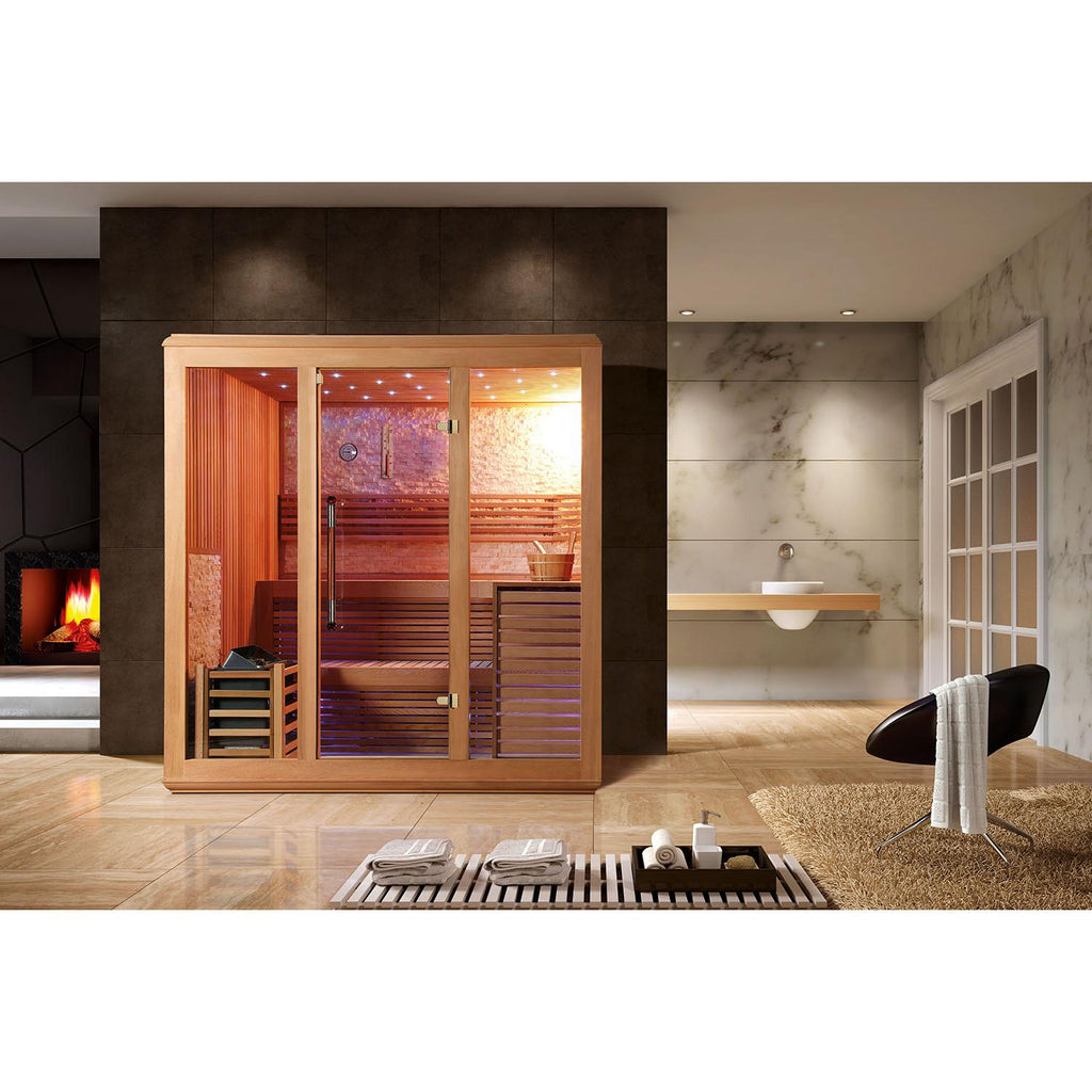 屋内サウナ | 3-4人用 | J-WSD-1222 | Bluetoothスピーカー搭載 | 自宅サウナ