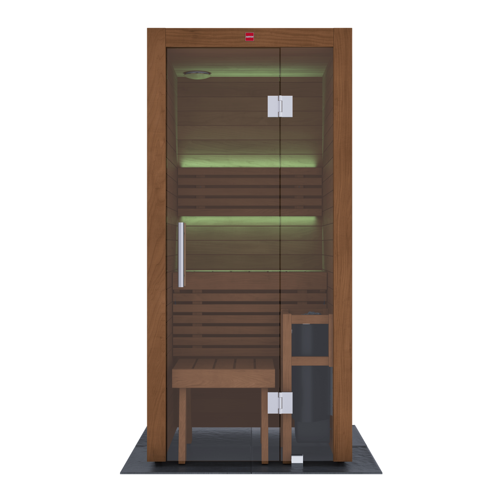 Harivia 屋内サウナ | SÖPÖ（ソポ） 0909PF | 1人用 | 電気ストーブ付き | 自宅サウナ
