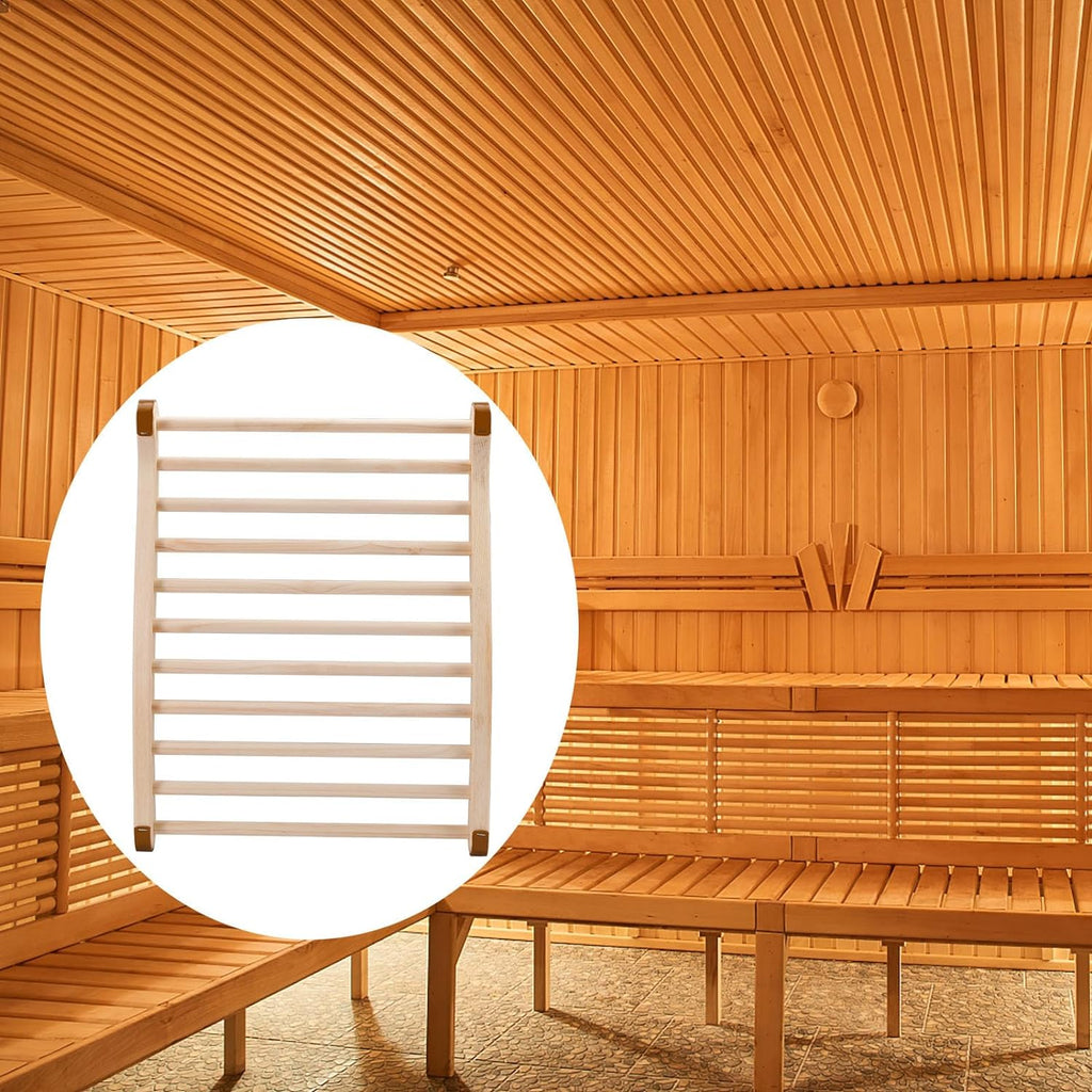 サウナ用バックレスト | 木製 | S字型 | 背もたれ