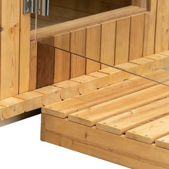 高さを出すことで断熱性能やサウナの体感温度をUP