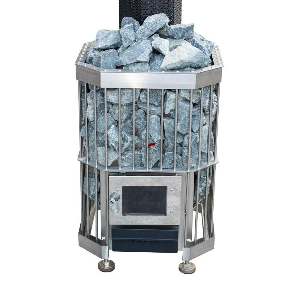 頑丈なステンレス製で、熱効率の高いデザイン