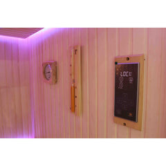 温湿度計や砂時計、制御パネルと充実の付属品