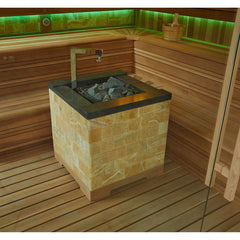 世界No1のシェアを誇る信頼性抜群のHarvia製電気ストーブを採用