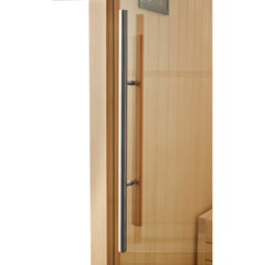 大きな取手でらくらく開閉できる