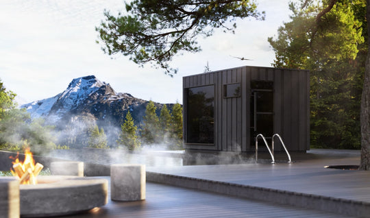 Harvia LEGEND OUTDOOR | 屋外サウナ | サウナ小屋 | 電気ストーブ付き | 4人用 | 自宅サウナ