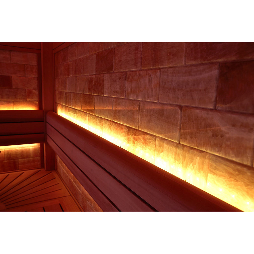 美しいLED装飾によりリラクゼーションタイムを一層豊かに