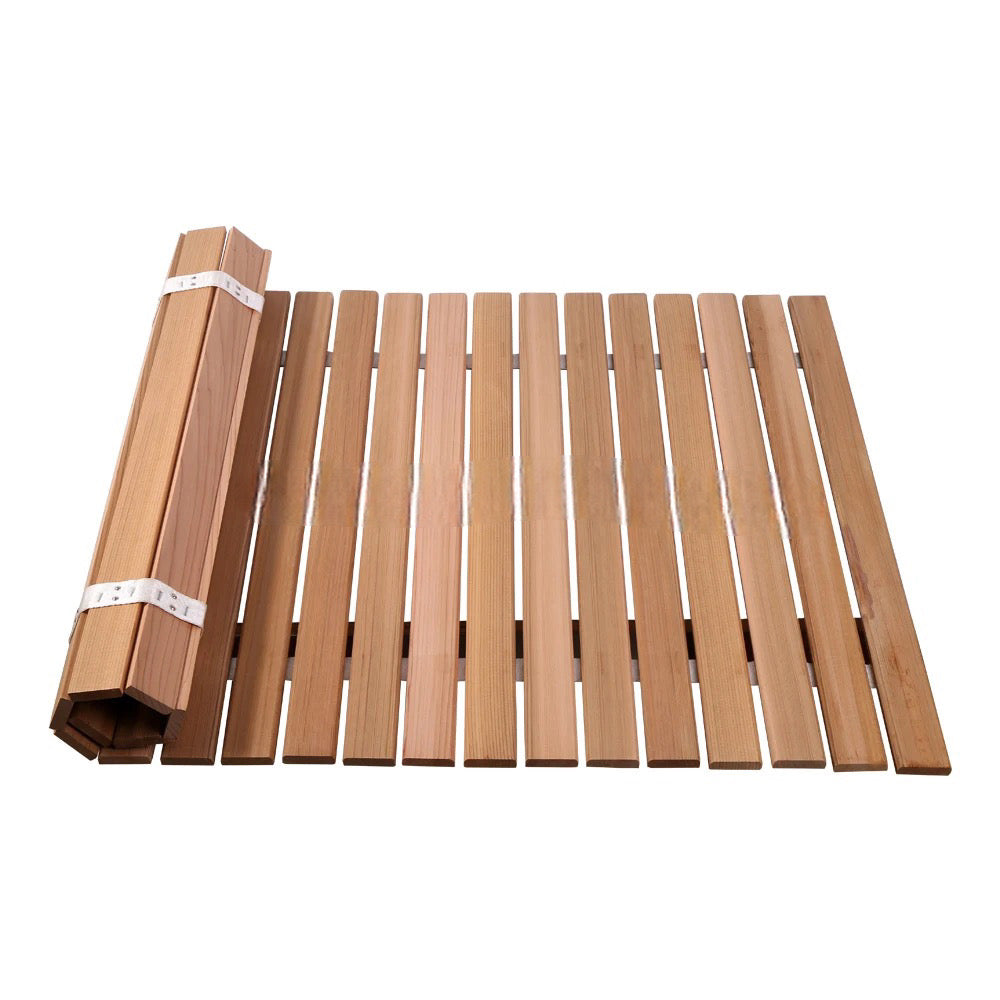 木製サウナマット | スノコ | 折り畳み収納 | レッドシダーとパイン材