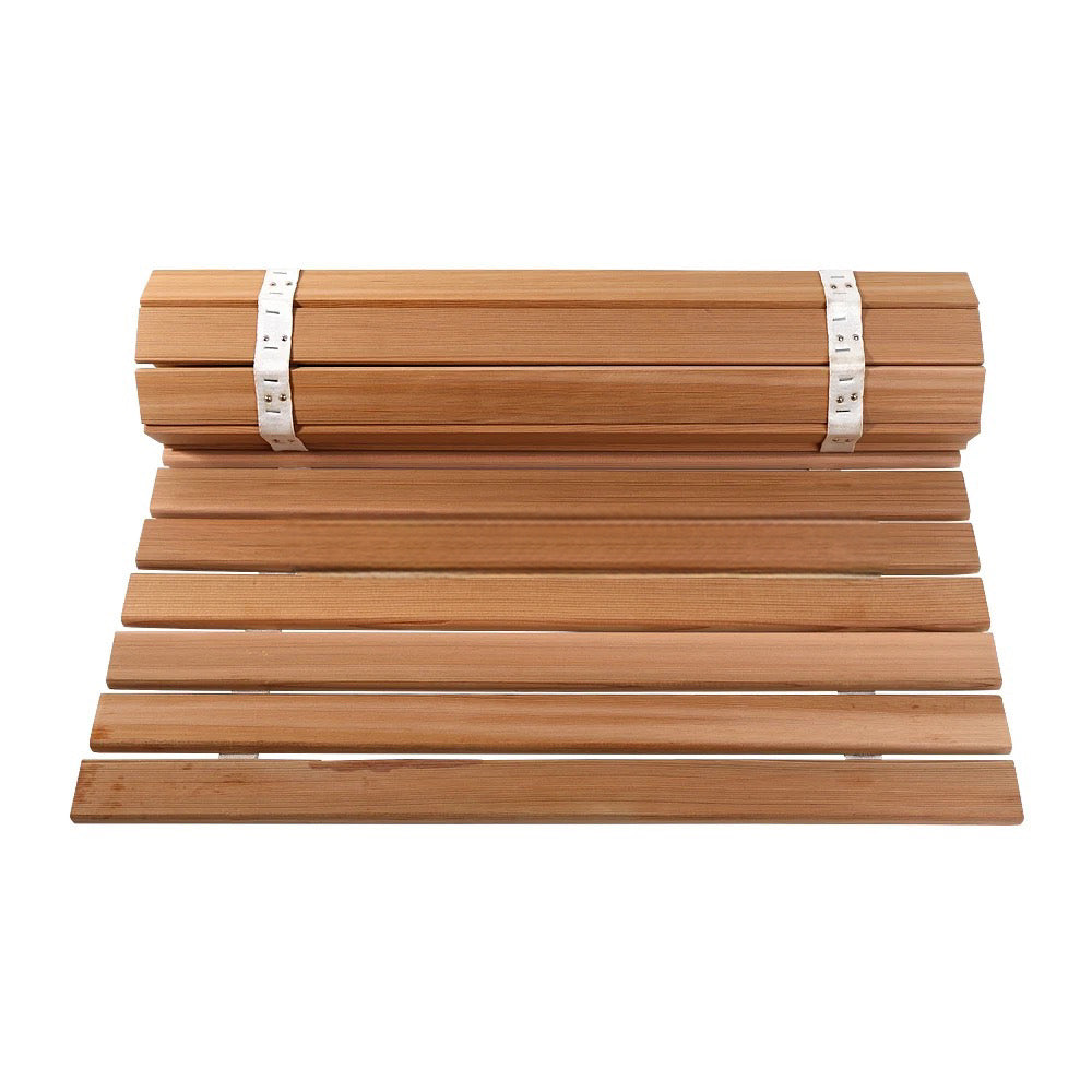 木製サウナマット | スノコ | 折り畳み収納 | レッドシダーとパイン材