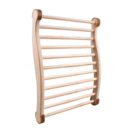 サウナ用バックレスト | 木製 | S字型 | 背もたれ