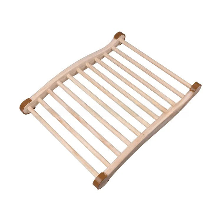 サウナ用バックレスト | 木製 | S字型 | 背もたれ