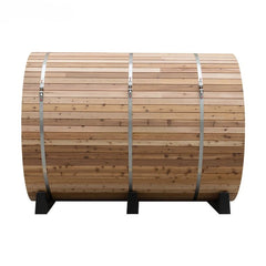 バレルサウナ | 4~6人用 | ストーブセット | 休憩スペース付 | 選べる木材