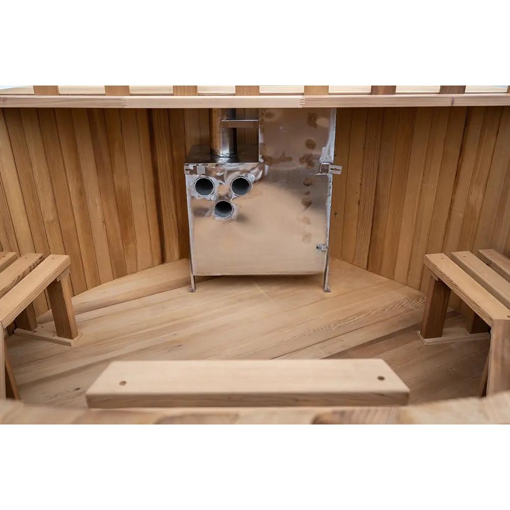 ホットタブ | 4-5人用 | 樽型露天風呂 | Ø2000×H900 | 薪ストーブ別売