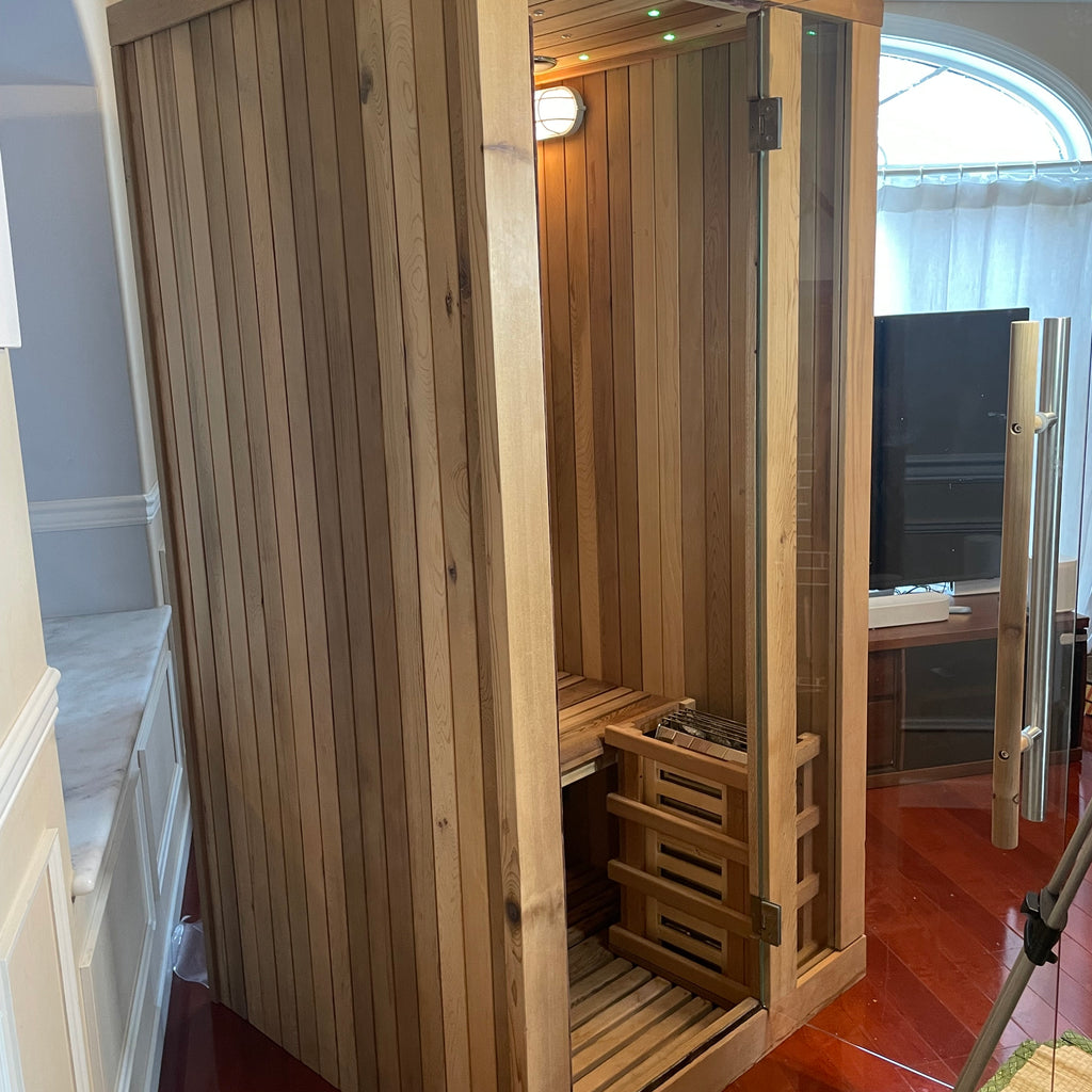 屋内サウナ | 1人用 | HS-00 | コンパクト設計 | Bluetoothスピーカー搭載 | 自宅サウナ