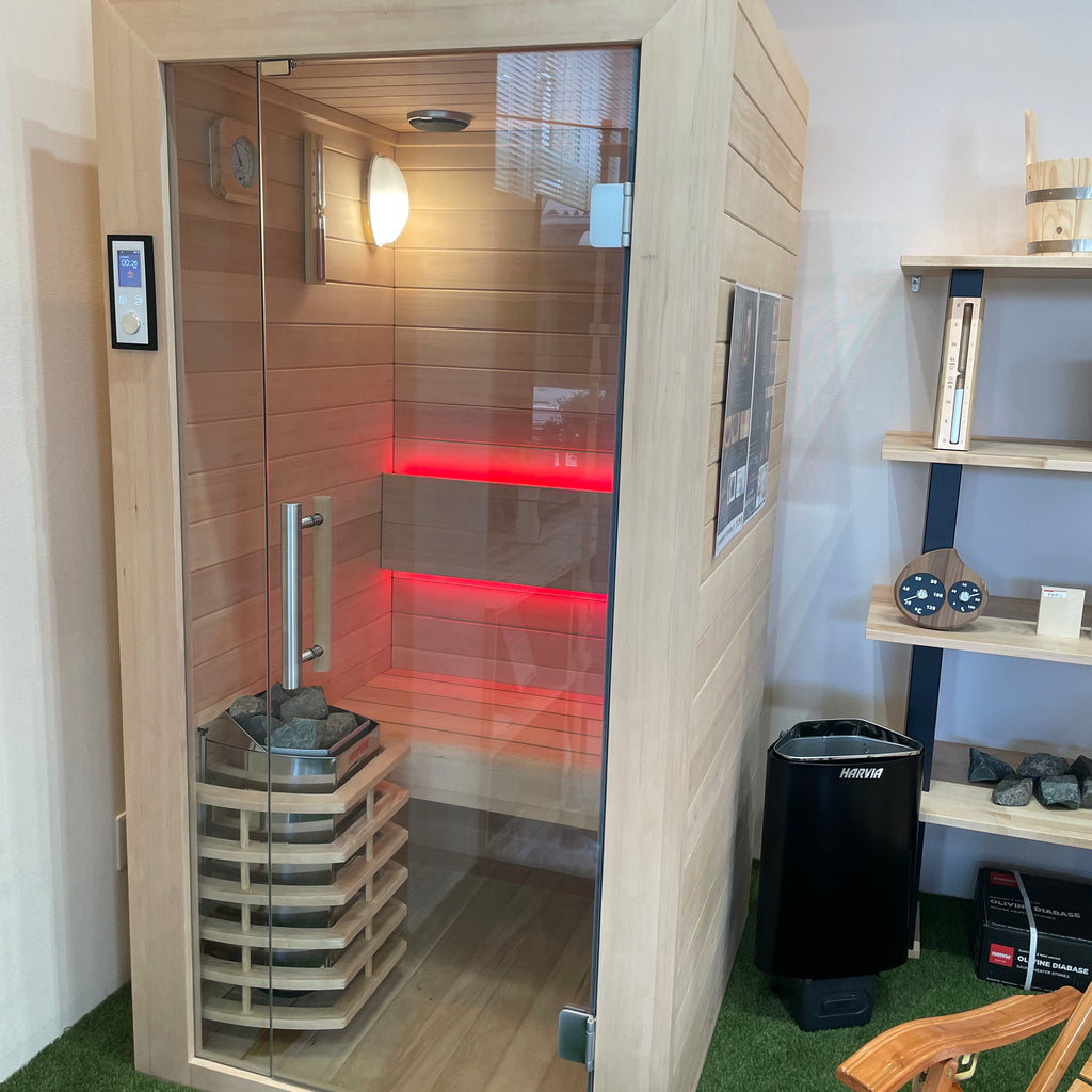 屋内サウナ | 1-2人用 | J-WSD-1904 | Bluetoothスピーカー搭載 | 自宅サウナ