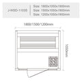 屋内サウナ | 2-3人用 石壁 コンパクト | J-WSD-1103S | Bluetoothスピーカー搭載 | 自宅サウナ