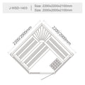 屋内サウナ | 3-4人用 コーナー | J-WSD-1403 |  Bluetoothスピーカー搭載 | 角設置タイプ | 自宅サウナ
