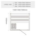 屋内サウナ | 1~2人用 石壁 コンパクト | J-WSD-1408 | Bluetoothスピーカー搭載 | 自宅サウナ