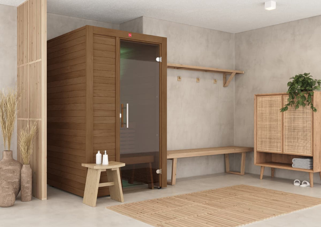 Harivia 屋内サウナ | SÖPÖ（ソポ） 1212PF | 1-2人用 | 電気ストーブ付き | 自宅サウナ