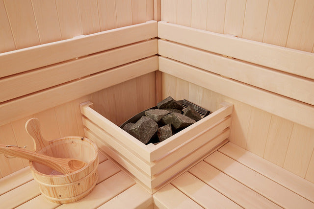 ロウリュの心地良い蒸気でサウナを楽しめます