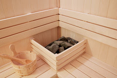 ロウリュの心地良い蒸気でサウナを楽しめます