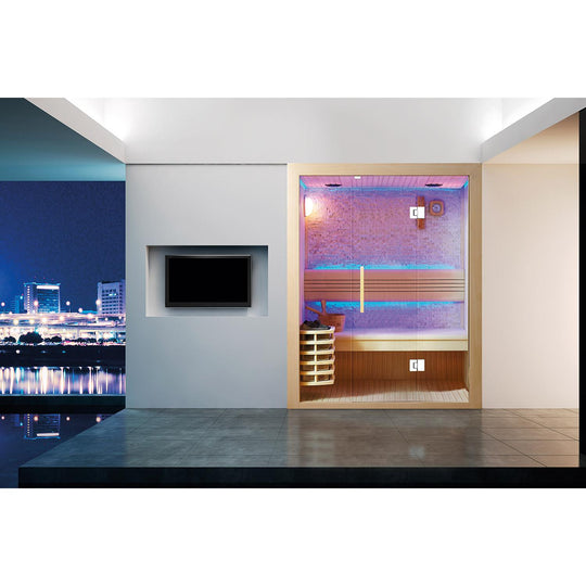 屋内サウナ | 2人用 | J-WSD-1411 | Bluetoothスピーカー搭載 | 自宅サウナ